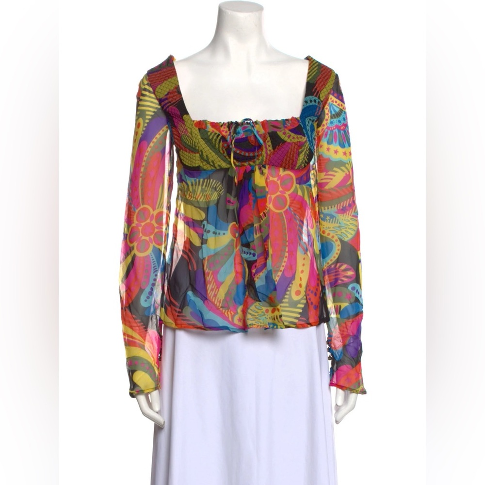 Gianni Versace Vintage 2002 Blouse